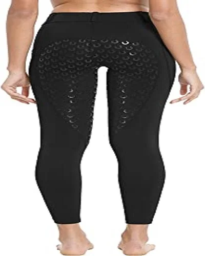 Horse Riding Ladies Women Silicon Full SEAT Equestrian Yoga Leggings Tights Breeches Equine Riding House Jodhpurs