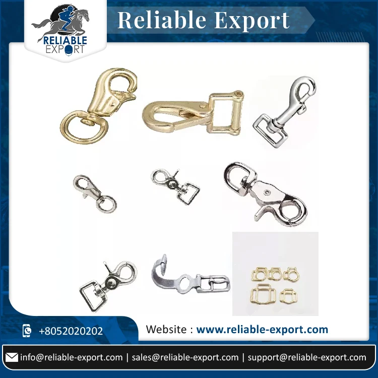 Handmade Horse Saddlery Fittings Hot Sell Durable Stainless Steel Western Style Brass Hooks for Racing Riding Equestrian Product