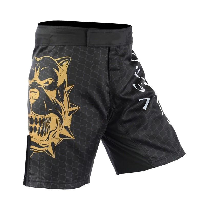 MMA Shorts Grappling Kick Boxing Mens Muay Thai Cage Fighting with High Quality Material Wholesale Price