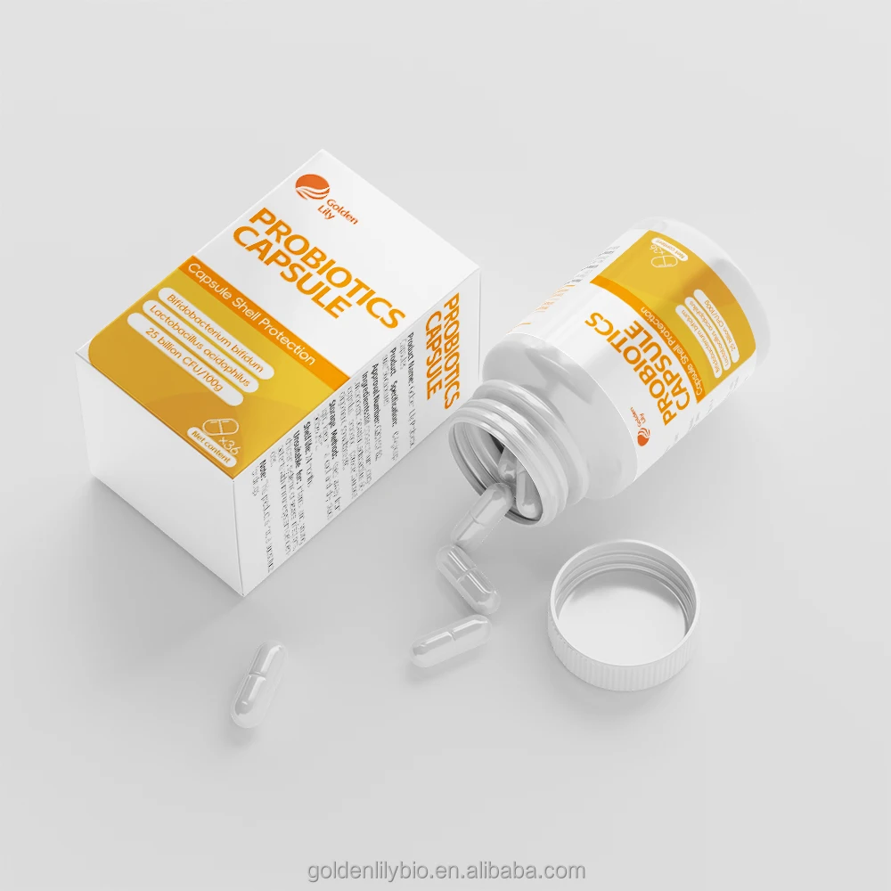 OEM/ODM Organic Probiotics 50 Billion CFU Prebiotics Probiotic Capsules Gut Health Supplement and Immune Support Probiotics