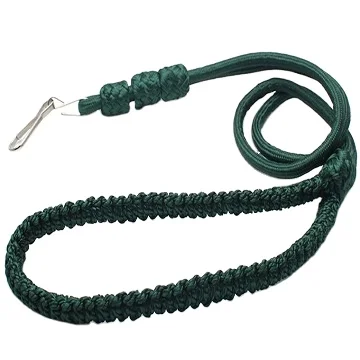 Brown Polyester Whistle Cord With Nuts Silk Thread Tassel Fringe Twisted Cord For Uniform