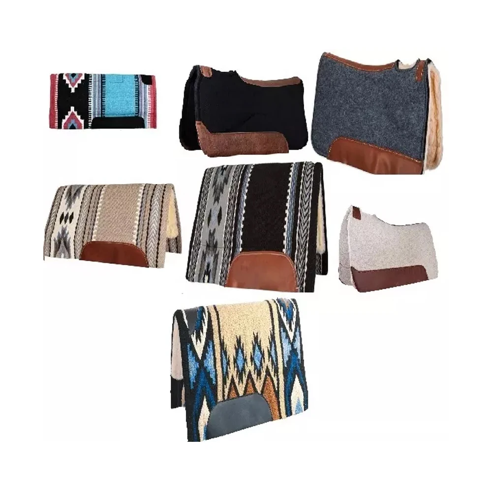 Hot Selling Contour Horse Western Saddle Pad Comfy Western Horse Saddle Pad