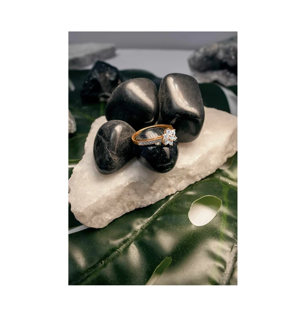 Trendy Design Fine Jewelry Rings Best Quality Hot Selling CVD HPHT Diamond Gold Ring for Engagement, Wedding