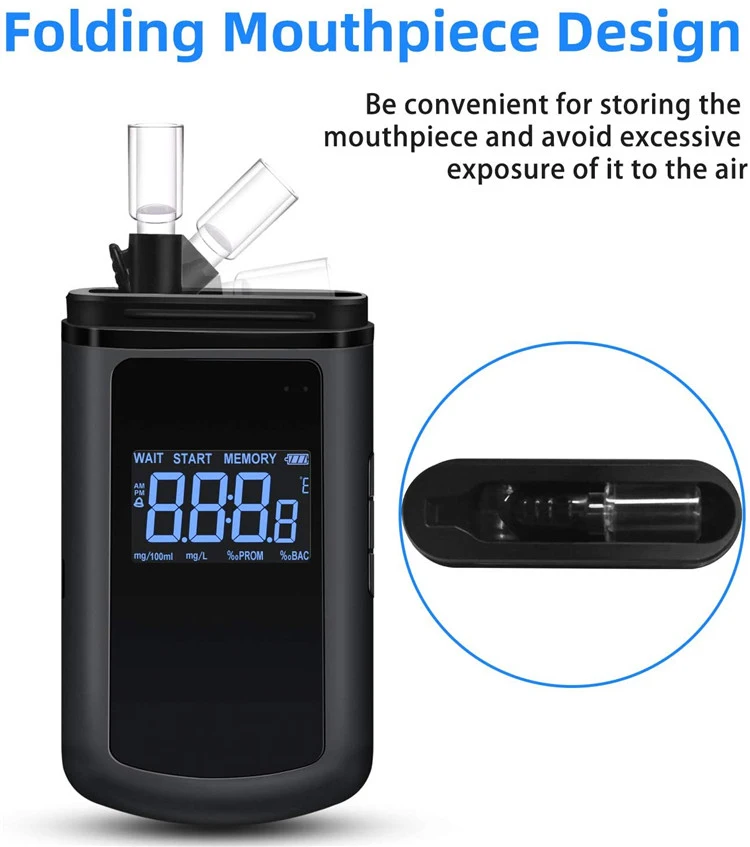OEM ODM Professional High Accuracy Breath Alcohol Tester Alcohol Detector Alcohol Breathalyzer