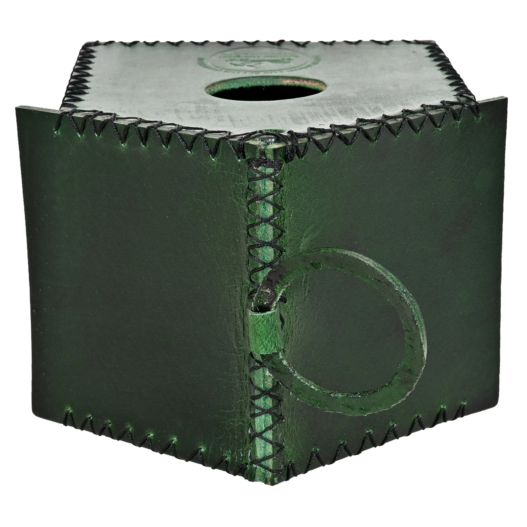 NATURAL LIVING HOME FOR BIRDS HANGING RING FOR DECORATE ANYWHERE NATURAL WEATHERPROOF REAL LEATHER BIRD HOUSE