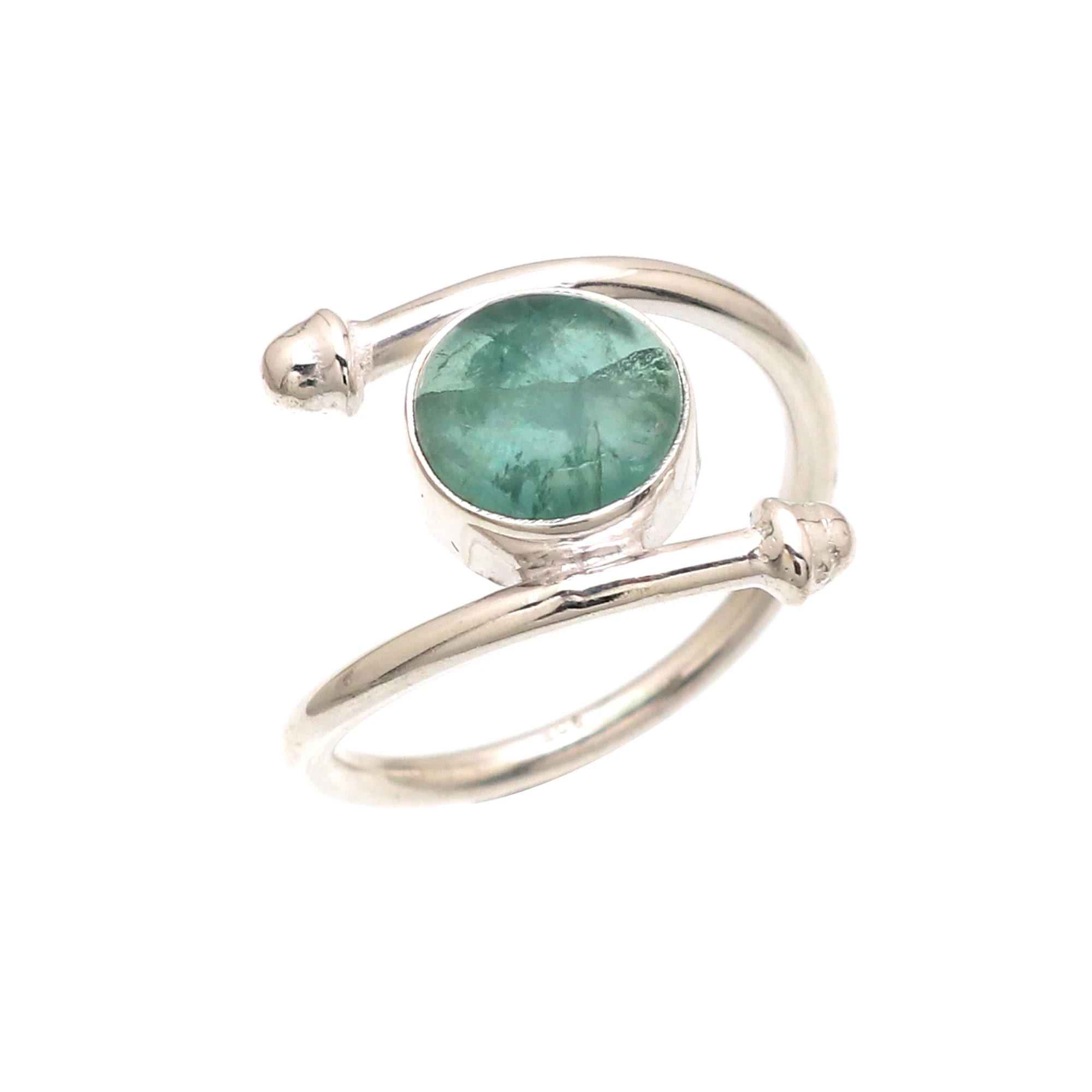 Wholesale Natural 925 Sterling Silver Ring Handmade Birthstone Amethyst Pearl Moonstone Chrysocolla Labradorite Garnet Wedding