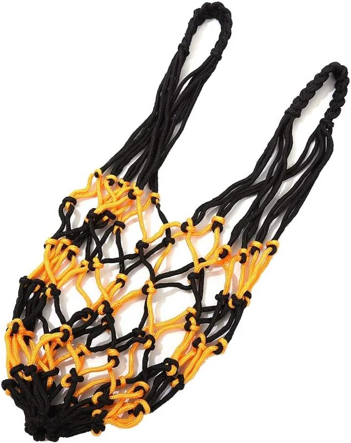 double braided sports ball carrying net multi sport bag for basketball football volleyball soccer ball and rugby ball