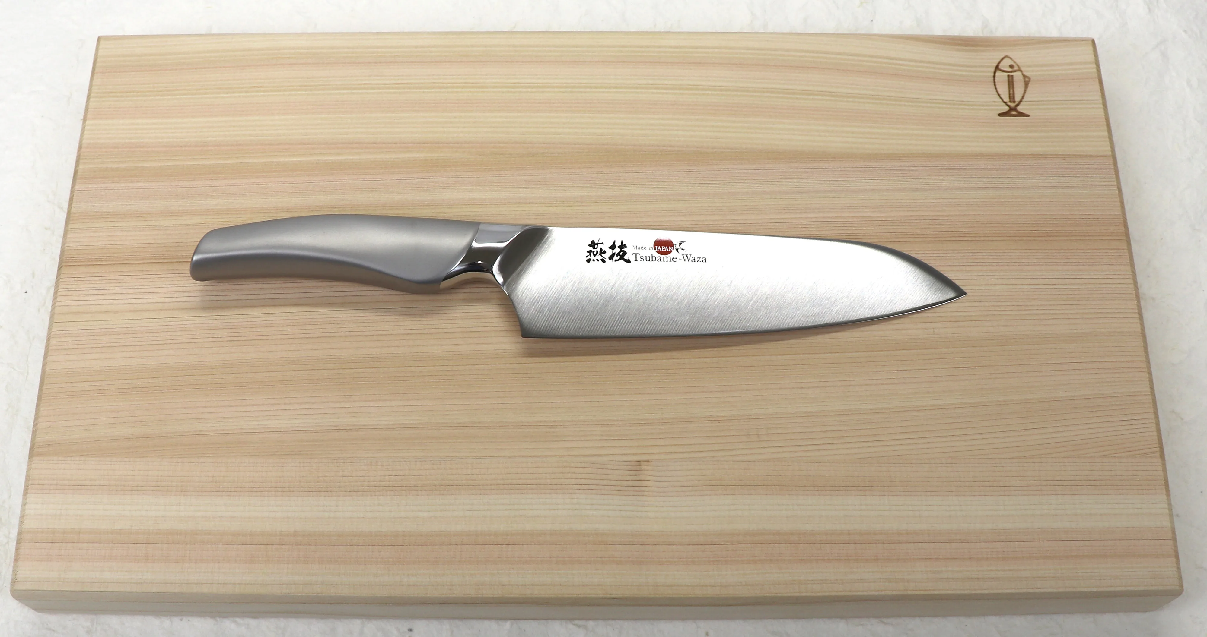 Wholesale Stainless Steel Japanese Chef Custom Japan Kitchen Knife Tsubame Waza Santoku Knife 170mm