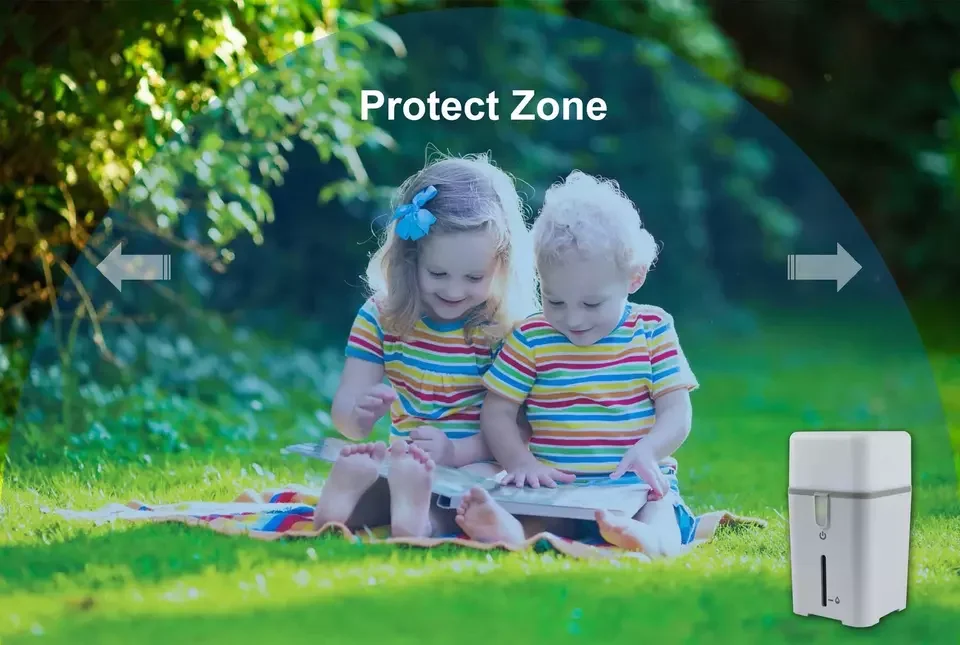 Taiwan Made Rechargeable Electrical Mosquito Repellent Vaporizer with Lamp for Outdoor Activities