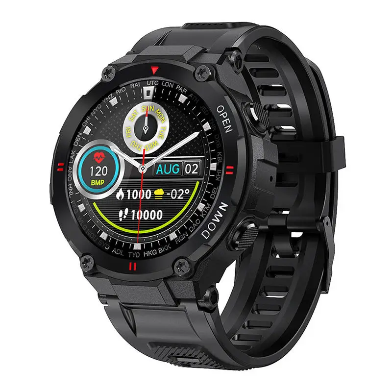 Top selling K22 Smart Watch Bt Call Ip68 Waterproof Large Memory Outdoor Sports Smartwatch 300mah Large Battery K22 For Men
