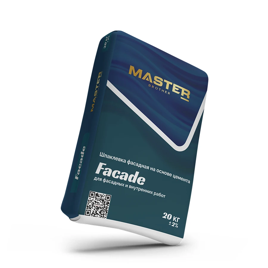 OEM ODM exterior and interior 20 kg powder putty mixture high adhesion FACADE putty mixture for finishing works