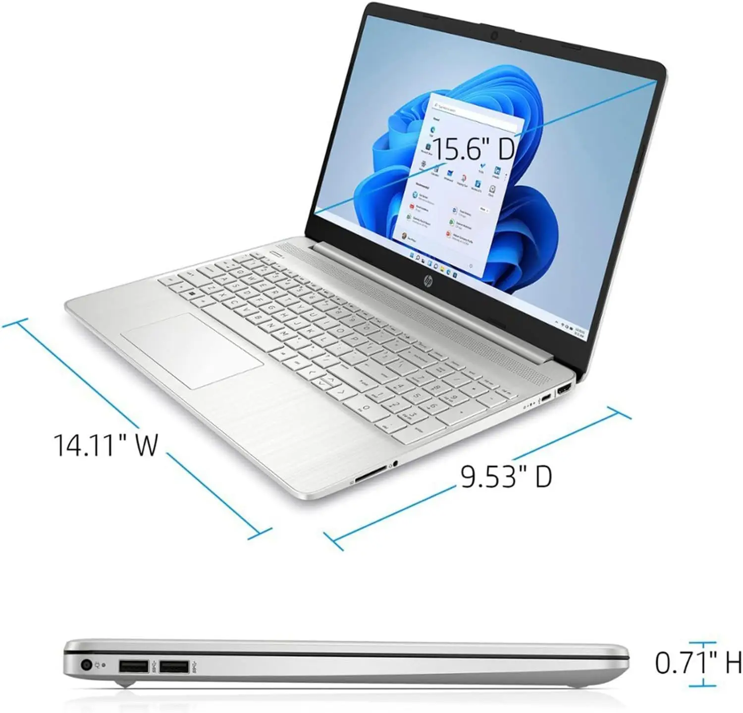 Ноутбук ноутбук 15,6 HD сенсорный экран Intel Core i3-1115G4 процессор 32 ГБ оперативной памяти 1 ТБ PCIe SSD веб-камера тип-CSD кард-ридер