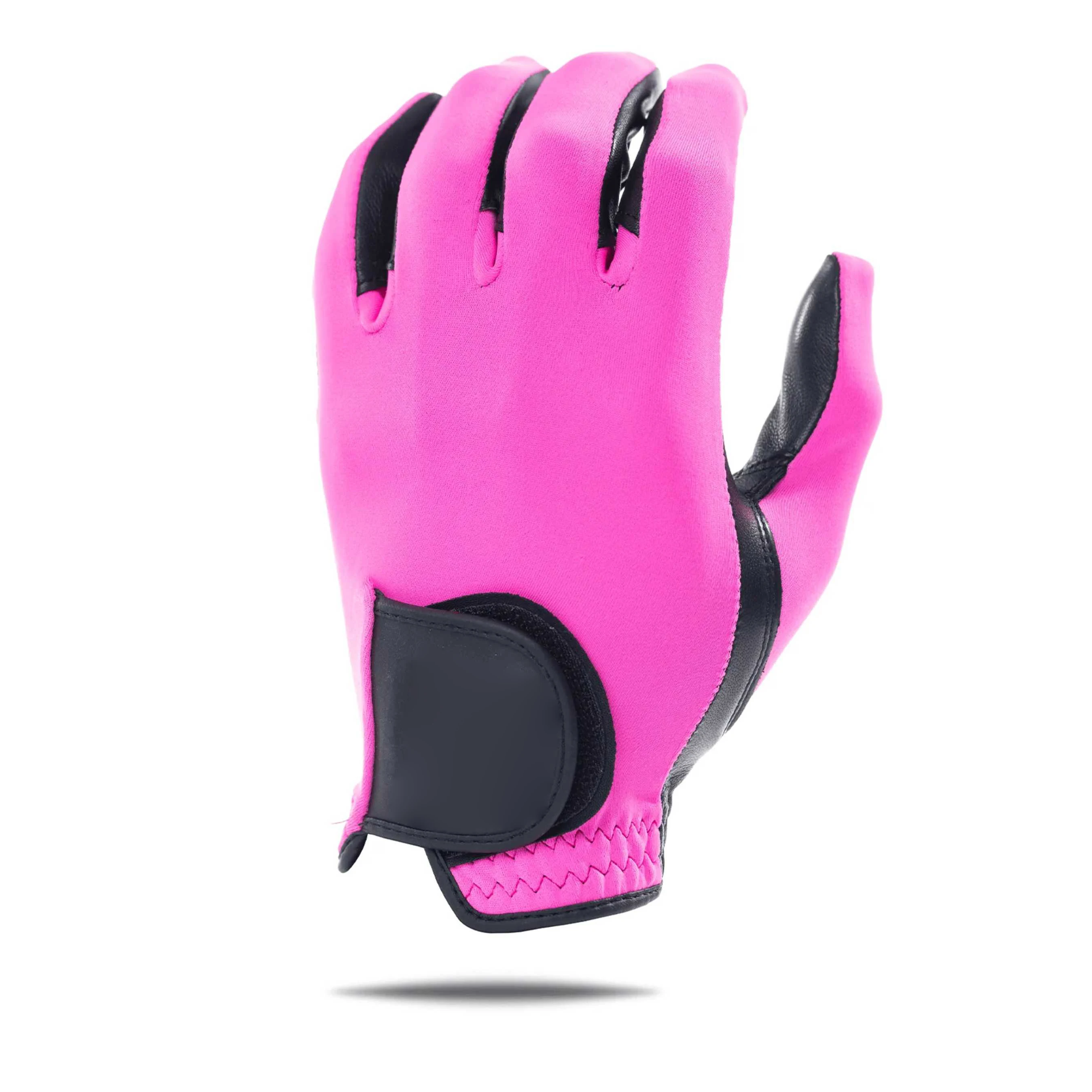 Logo Personalized durable White Soft Full Color Indonesia Cabretta Leather Golf Glove