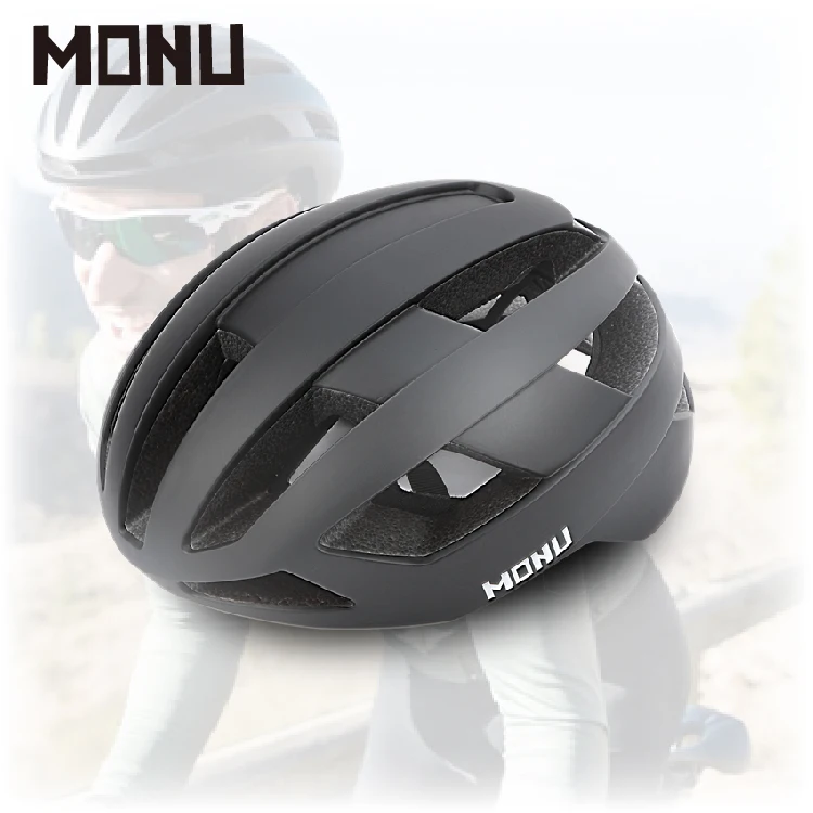 MONU Outdoor Sports Helmet With Density EPS Liner Cycling Bike Bicycle Helmet