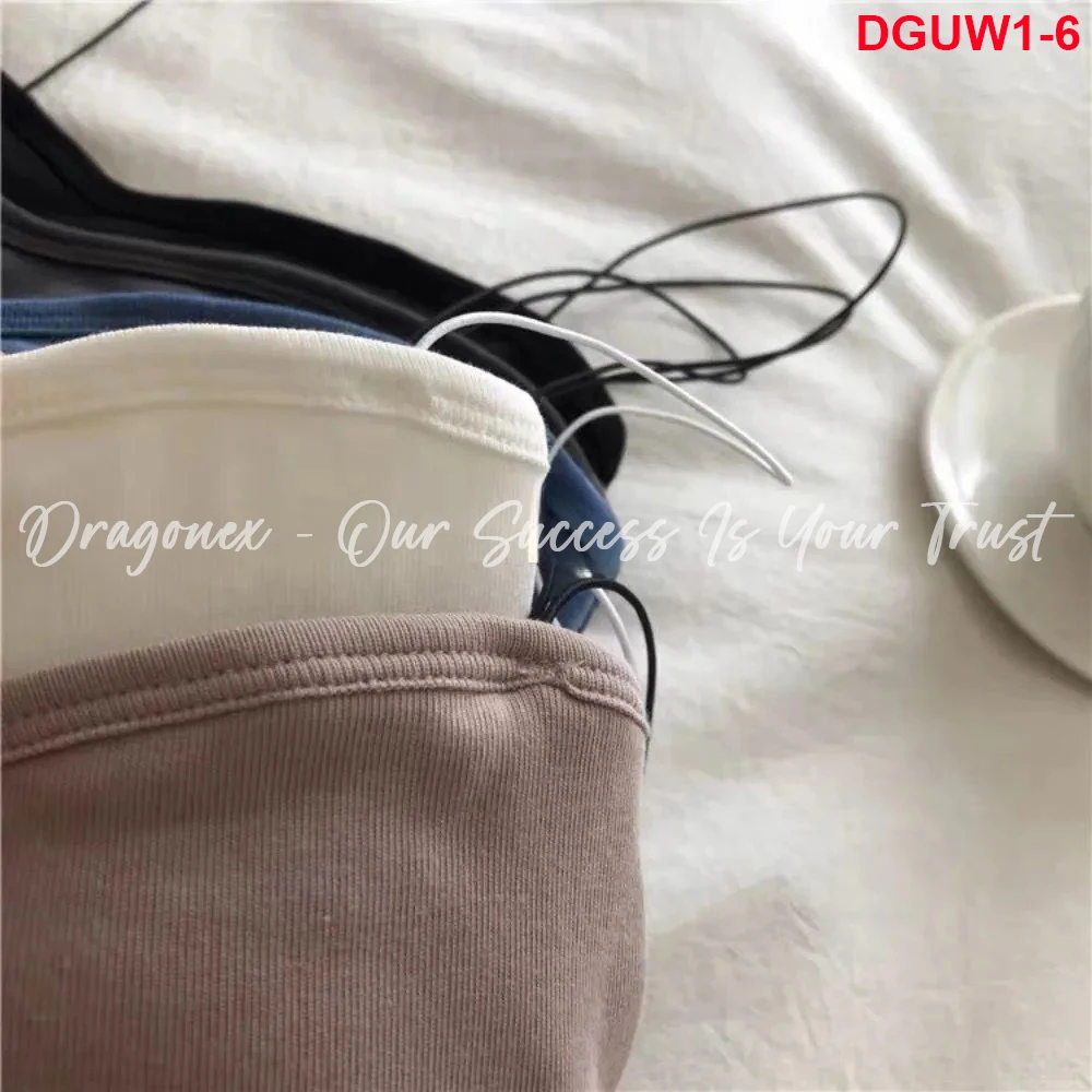 Breathable Tank Top Women Sexy New Design Trend Of Summer 2024 Cotton Material With Foam Padding Dra Cotton String Vermicelli