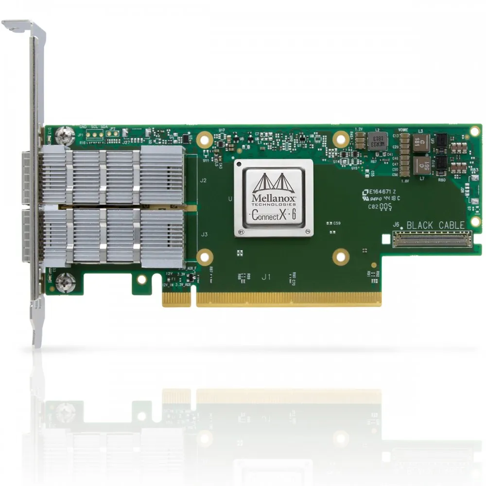 MCX653106A-HDAT-SP Mellanox: ConnectX-6 HDR 200 Gb/s InfiniBand SmartNIC адаптер