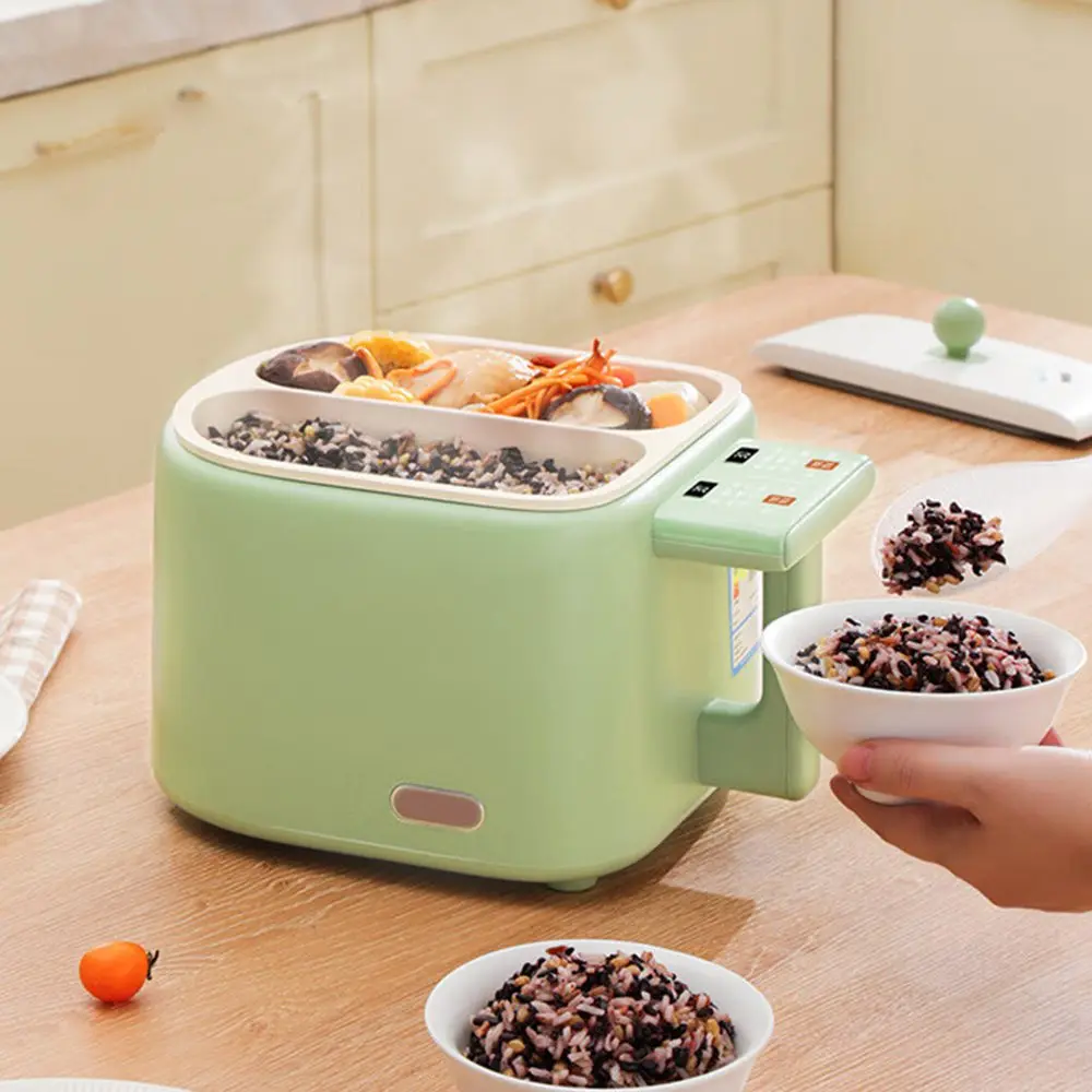 MeiShengFa OEM 1000W 1.5L+1.5L capacity multifunctional dual-pots cooker