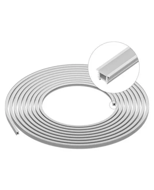 5Meters Kit Silicone 12V 6X12Mm Waterproof Outdoor Ip65 Flex Strip Neon Led Lights Flexible Soft Strip