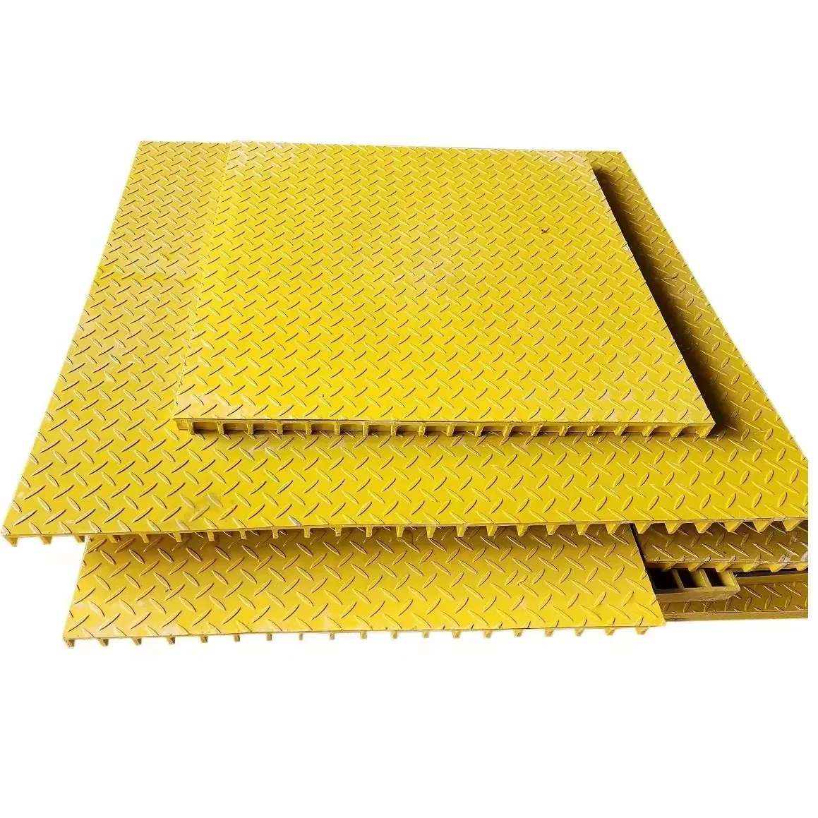 Composite Plastic Non-Alloy High Load-Bearing Fiberglass High-Strength Top Outdoor 1220x3660x30mm Plate with Cover FRP Grating