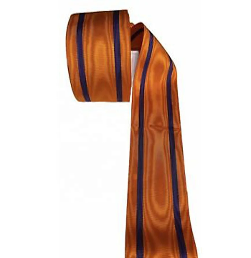 OEM Wholesale High Quality Polyester Grosgrain Ribbon Customized Masonic Ceremonial Medal All Colors Available Solid Printed