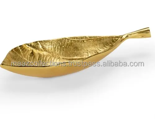 Antique Designer Tableware Serving Platters and Bowls Maple Shape Platters for Home and Hotels Leaf Shape Bowl Dishes and Trays