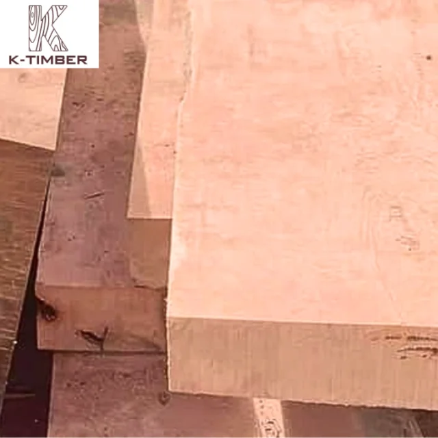 Mussivi Kiaat Dimensional Lumber Africa Wood Hardwood Flooring Block Board Wooden Solid Hardwood Lumber Wood For Construction