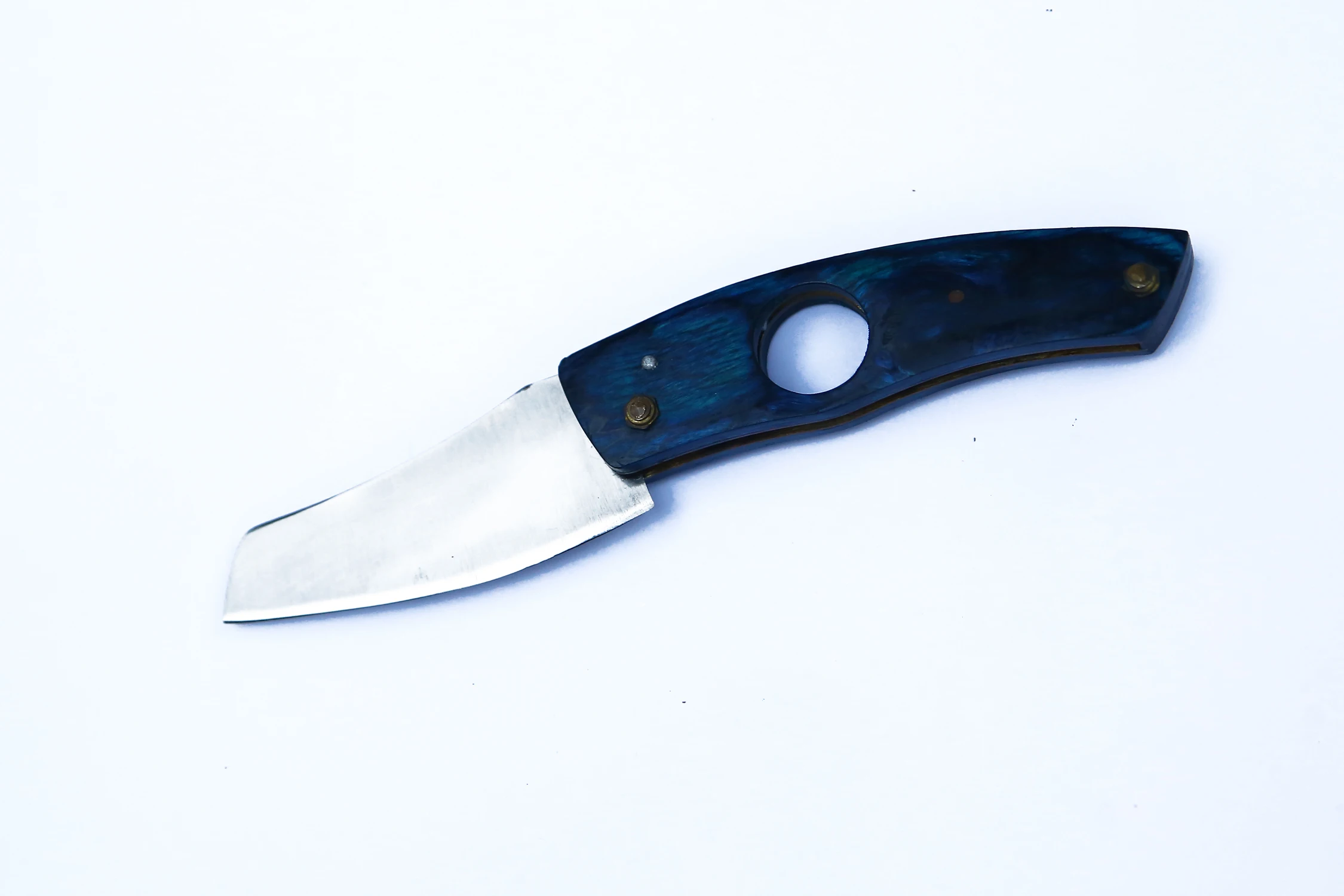 wholesale new arrival design best edc knife m390 steel blade premium pakka wood handle every day carry knife