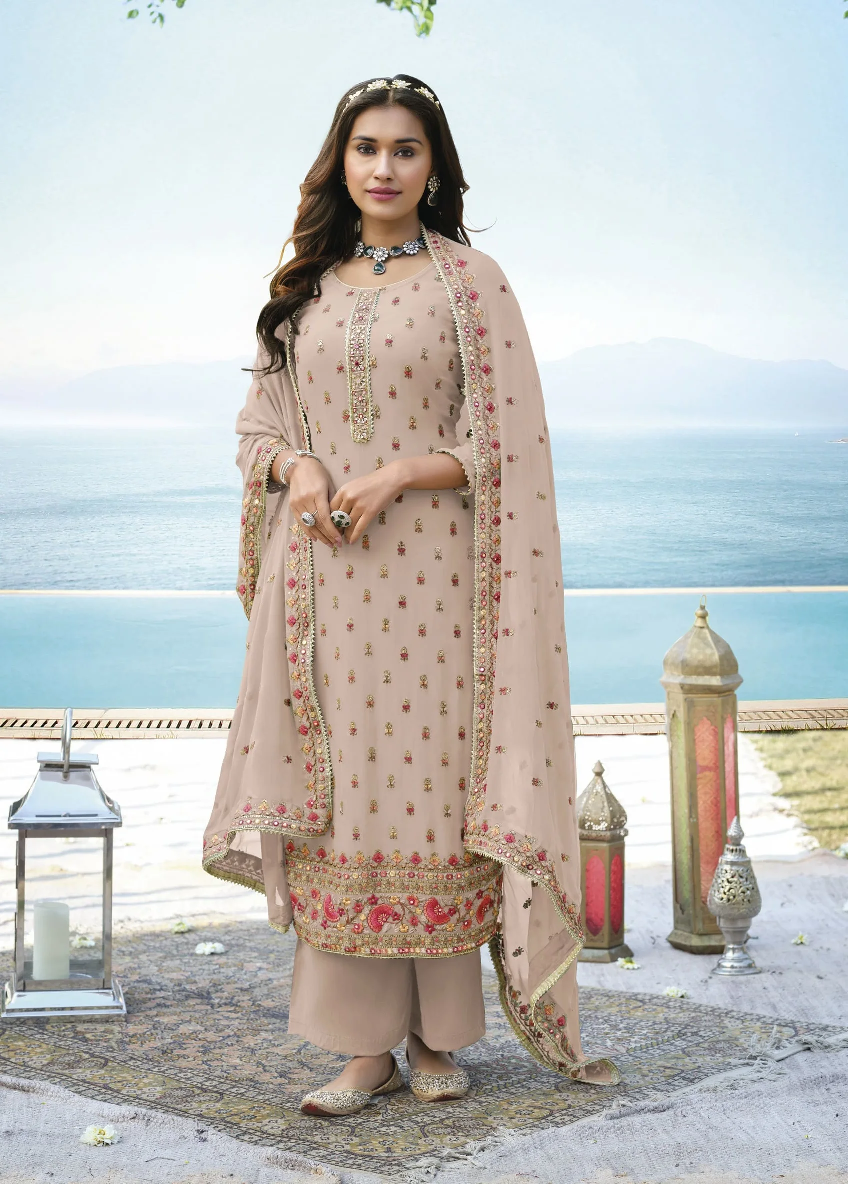 Indian and Pakistani Designer Salwar Kameez for Wedding and Party Wear Available at Wholesale Prices from India