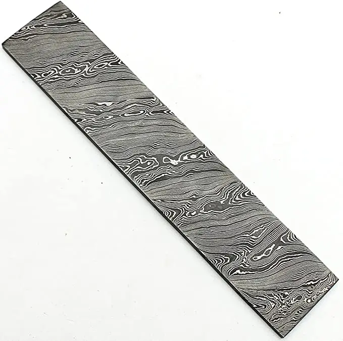 Custom Handmade Damascus Blank Billet Professional Damascus steel Blank Billet Hand Forged  For Making Knives