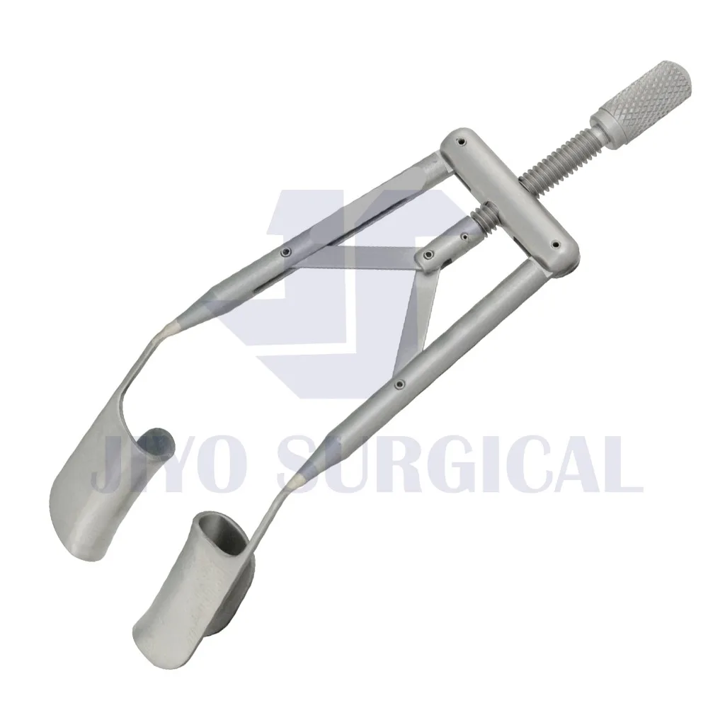 Lieberman Eye Speculum 15mm Length Solid Blade 78mm Temporal Blade Stainless Steel and Plastic Ophthalmology Instrument