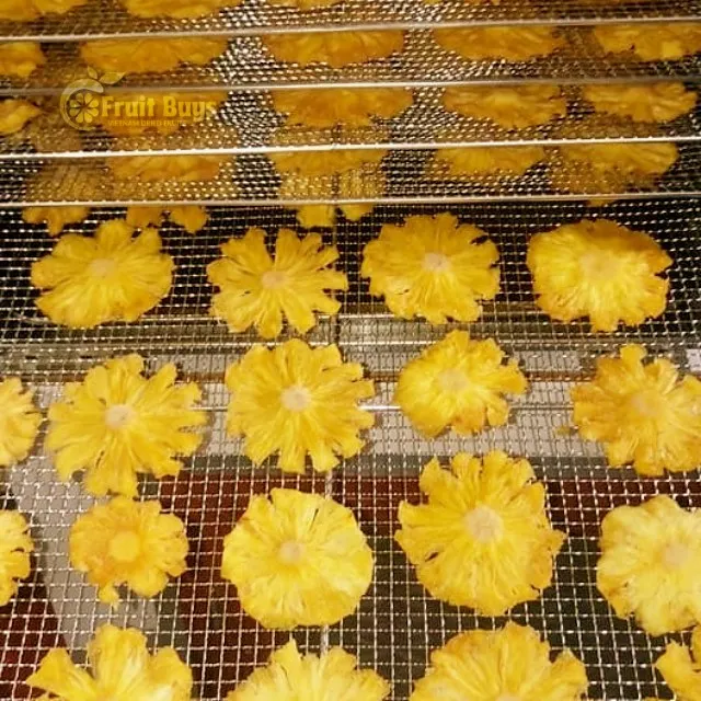 Вьетнамский Сушеный ананас без сахара сера вкусные в индивидуальных упаковках фаст-фуд 100 г отдельный а также оптом