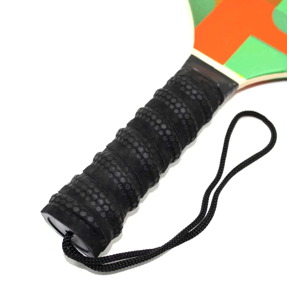 Portable Pickleball Paddle Set Beach Racket Lightweight Racket Ball Cricket Bat Kit With 2 Paddles 2 Balls 1 Net Bag