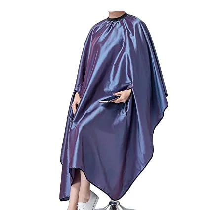 Professional Barber Cape Hair Cut Hairdressing Cape Cloth Apron Stretch Out Hand Waterproof Salon Barber Gown