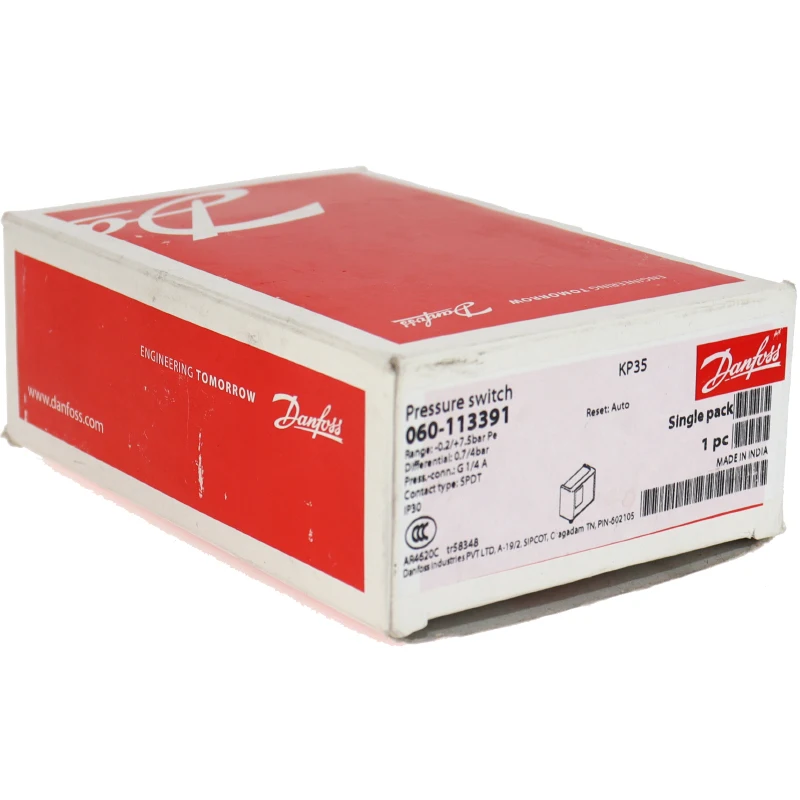 Danfoss original Genuine authentic KP35 Pressure Switch 060-113391 G1/4 -0.2~7.5bar