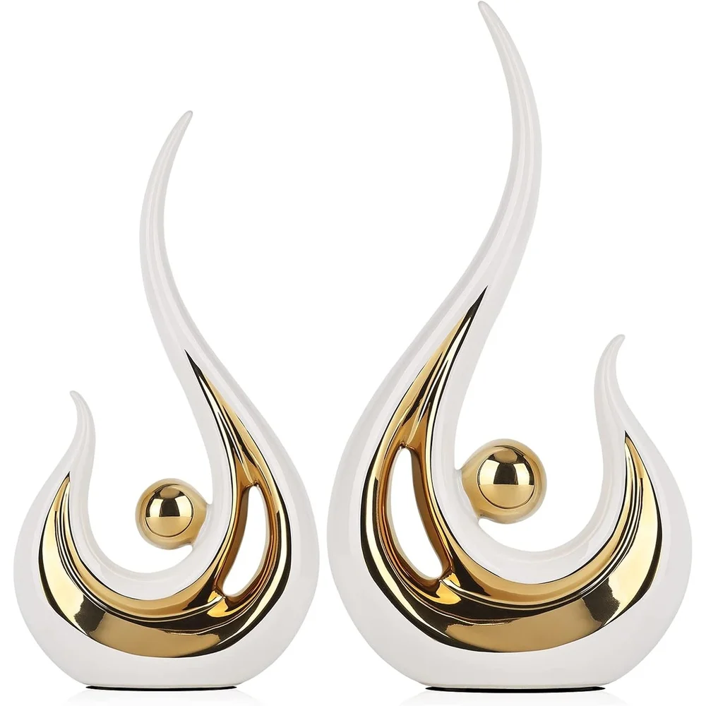 Modern Home Decor Accent Gold Color Aluminium Spike Sphere Ball Sculpture Wholesale Price Ornament