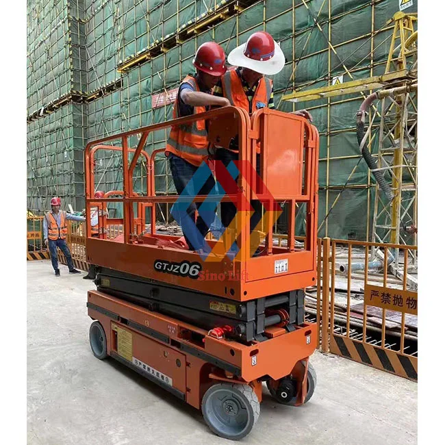 4 м 6 8 10 12 14 16 18 Мобильный ножничный подъемник skyjack гидравлический электрический