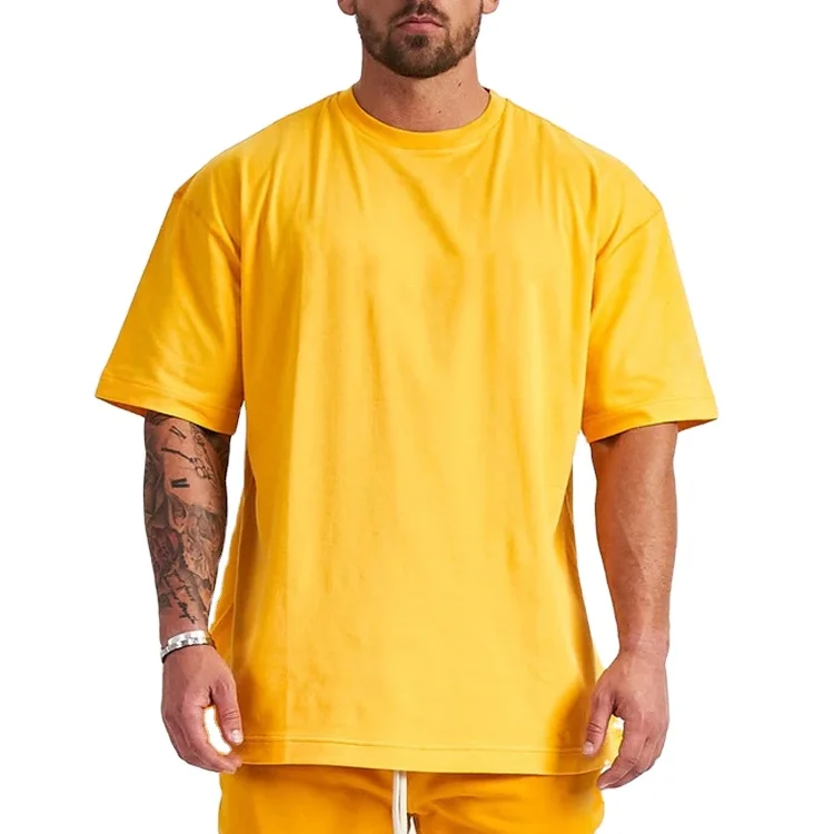 new style custom printable logo polyester cotton fabric sweatshirt oversized men tshirt