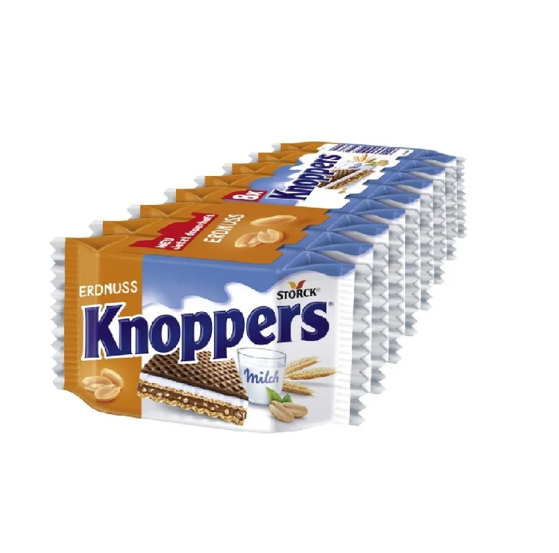 Direct Supplier of Storck Knoppers Nut bar Biscuits (200 G) | Chocolate Waffer Products at Wholesale Price