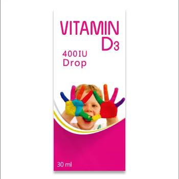 Dietary supplement Baby Vitamin D3 Drops in a Bottles 400IU  Support Your Growing Bone Health