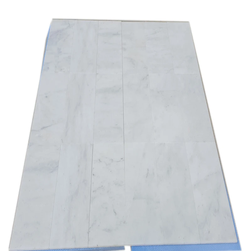 2023 Mugla Carrara White Marble Tile Crystal White Marble Polished Honed Finishing Cut Size Exterior Made Turkey CEM-P-32