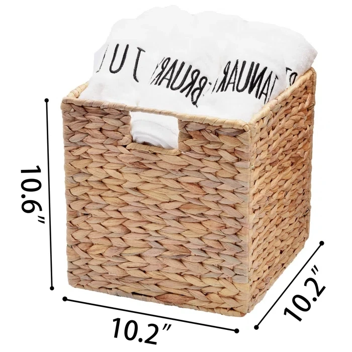 Best Selling Wooden Seagrass Woven Baskets Hand Waving Storage Box Storage Organizer Seagrass Baskets Planters Vietnam