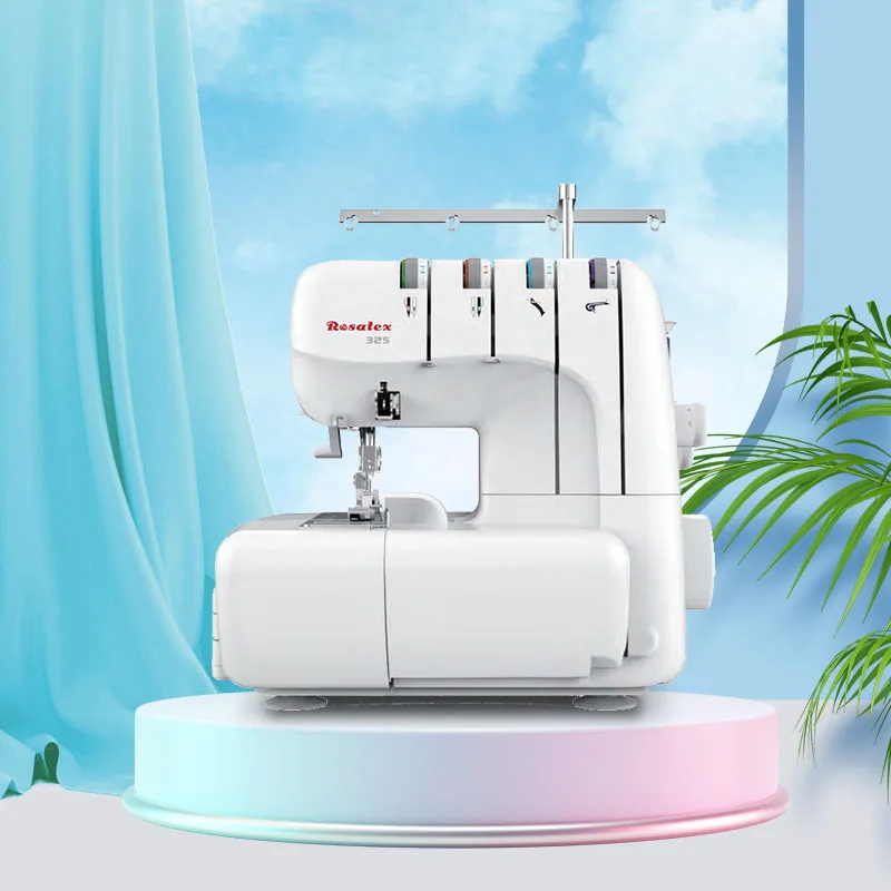 Rosatex Rs-325 Portable High-Speed Homeuse 1200rpm Domestic Overlock Sewing Machine