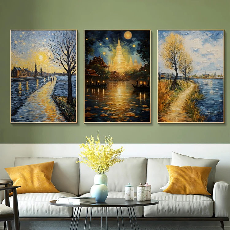 Home Decoration Factory Direct Sale Abstract Oil Painting Wall Art Drawing for Living room
