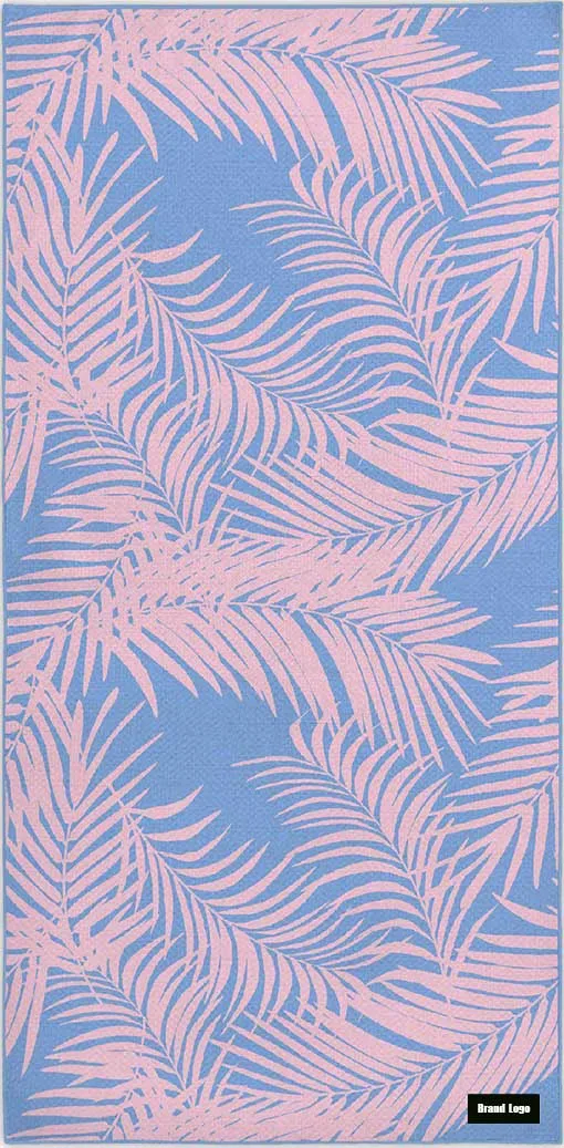 Palm leaves Beach Towel.jpg