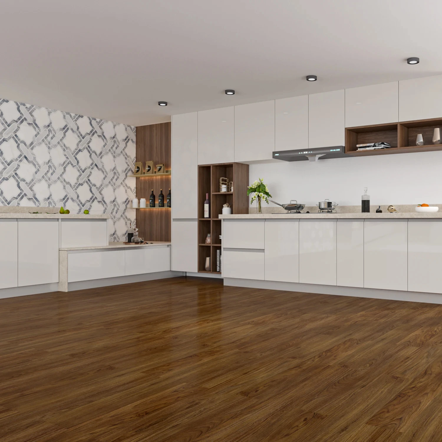 100% virgin resin spc flooring 4mm with white and fine stone powder waterproof flooring rigid core uv coating for indoor