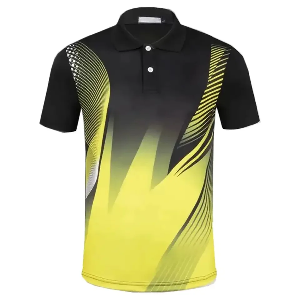 Supply From Stock Adults Breathable Sports Jersey Printing Table Tennis Uniform Sets Sublimation Badminton Clothes
