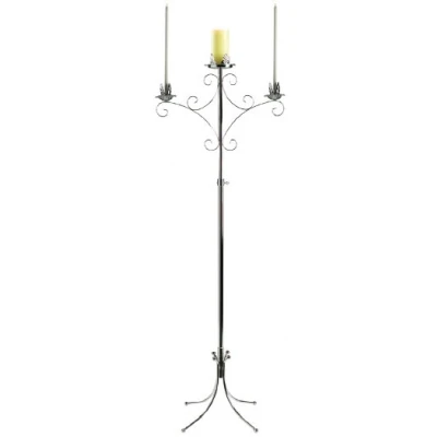 Vintage Design Table Decoration Metal and Glass Candlestick Candle Holder for Wedding Gifting Item Candle Holder at Good Price