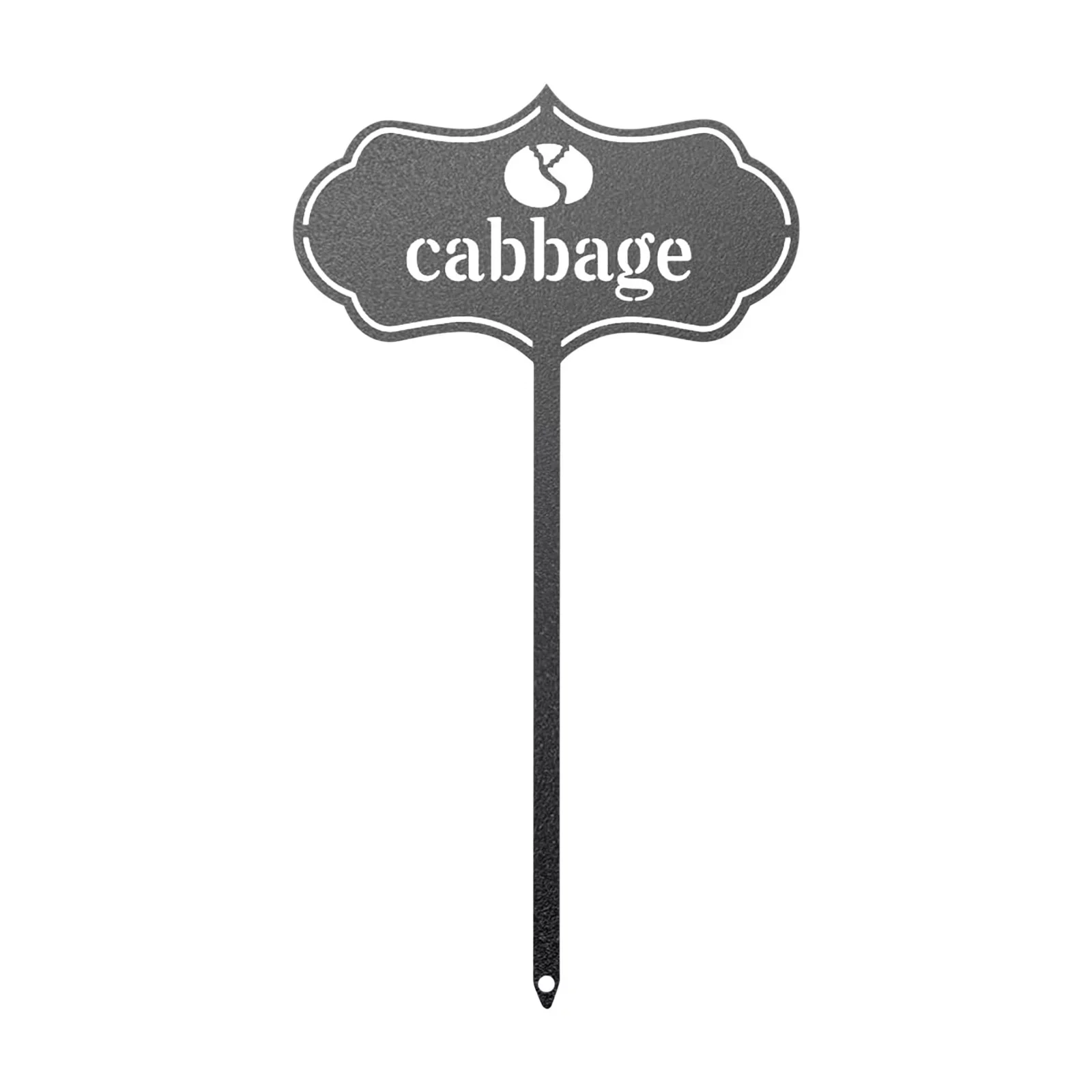 Cabbage Named Metal Plate For Garden Usage Or Name Tag With Antique Finished  In Latest Design With Cheap Prices