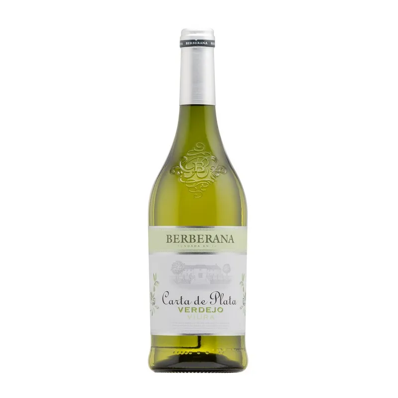 Испанское белое вино Премиум-Качества Berberana Card de Plata Verdejo Viura IGP Кастилия 6 бутылок * картонная