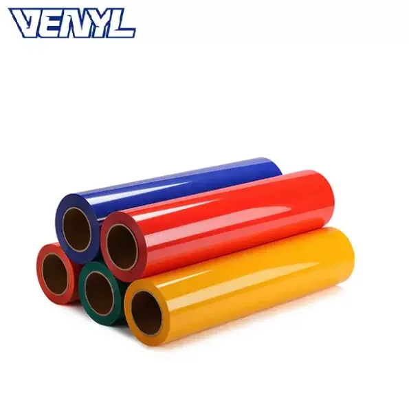 Sticky Backing Film Holographic Reflective Glitter Vinyl Clothing Chameleon Heat Transfer vinyl rolls